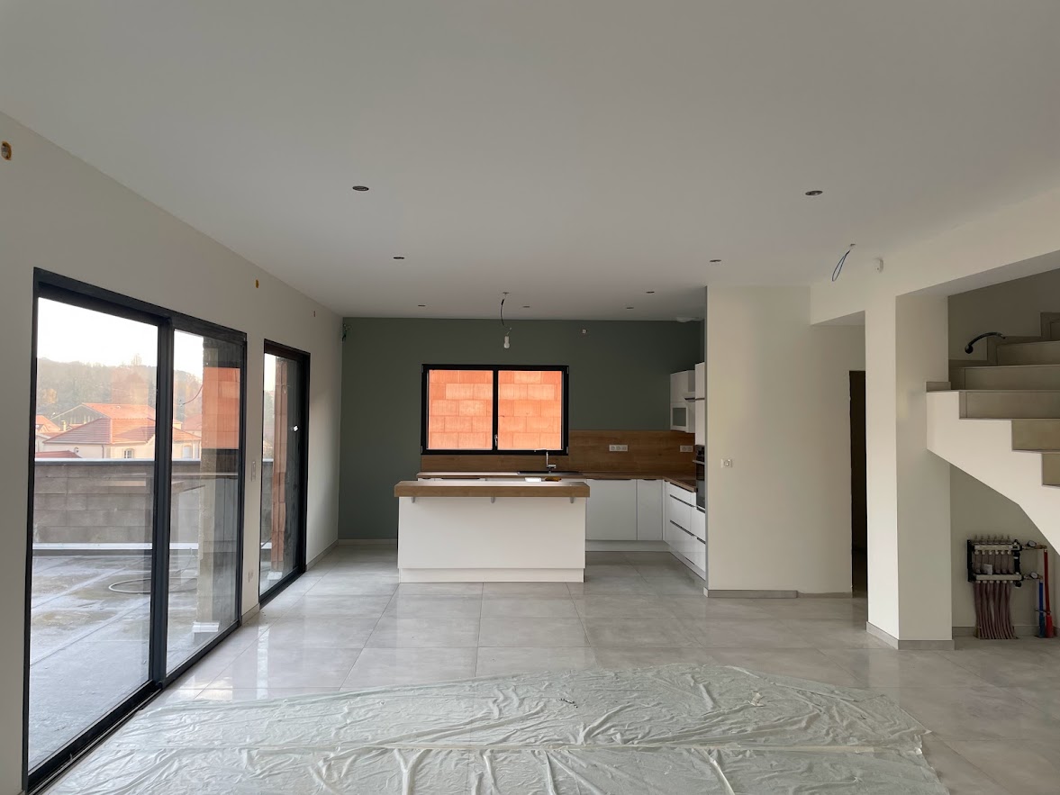 Finition mur Talange